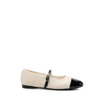 Beige Georgiana Ballet Flats 1