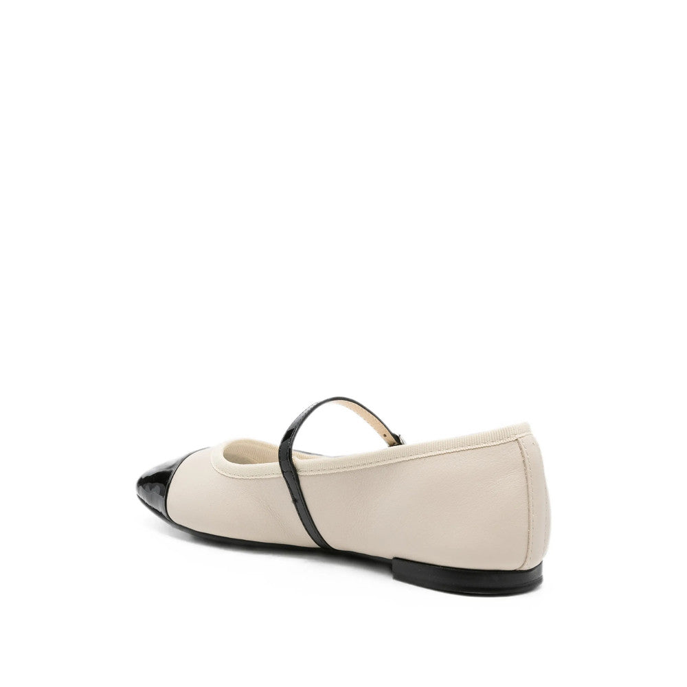 Beige Georgiana Ballet Flats 2