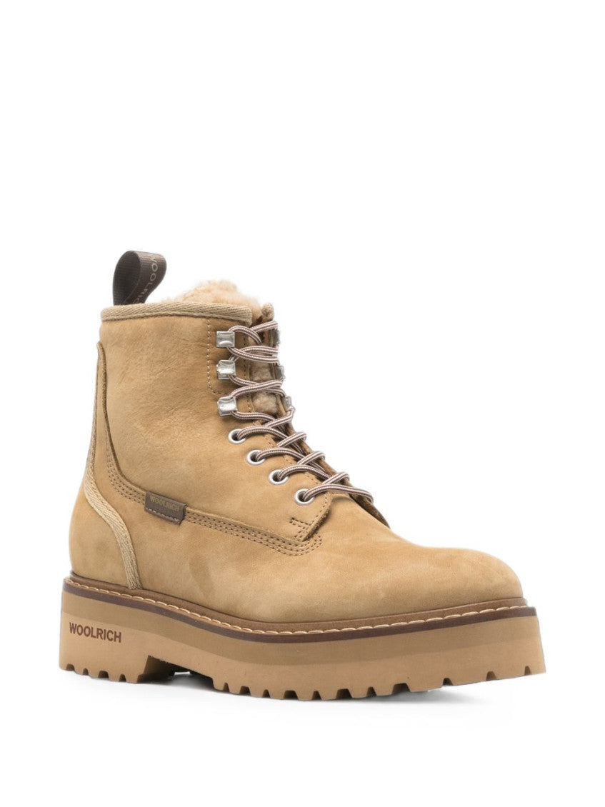 Beige Logo Boots 4