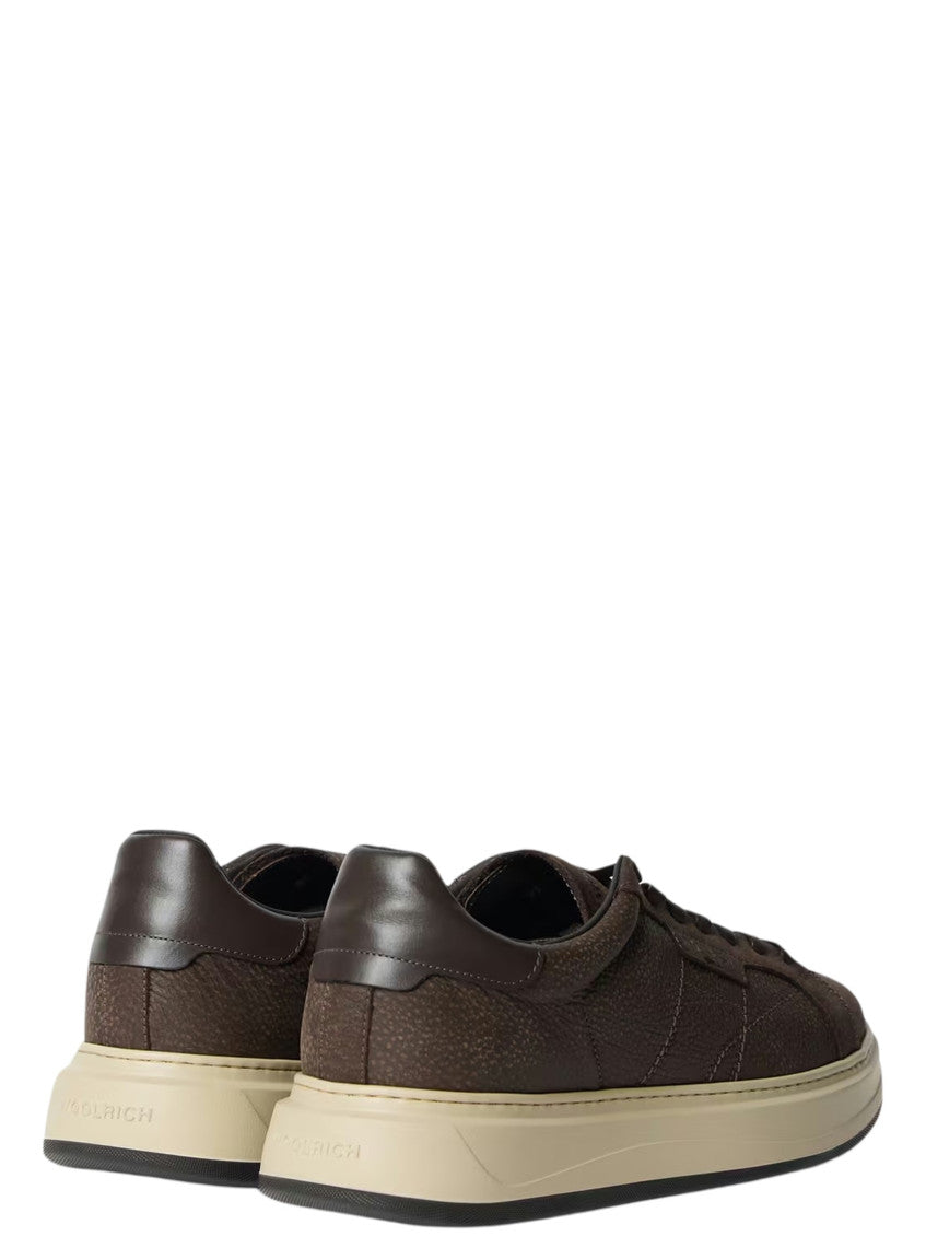 Brown Logo Classic Sneakers 3