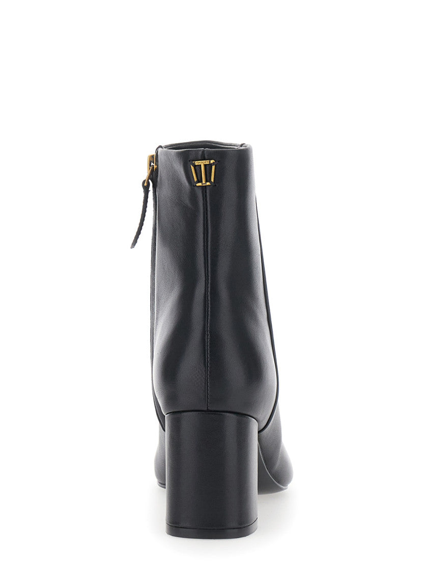 Black Leather Essential Boots 3