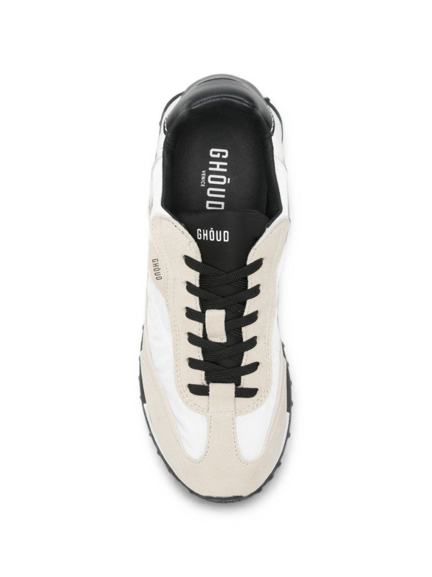 White Color Block Rush Sneakers 2
