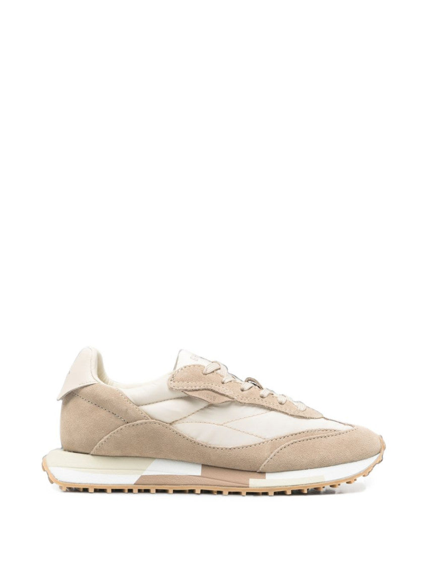Beige Color Block Rush M9 Sneakers 1