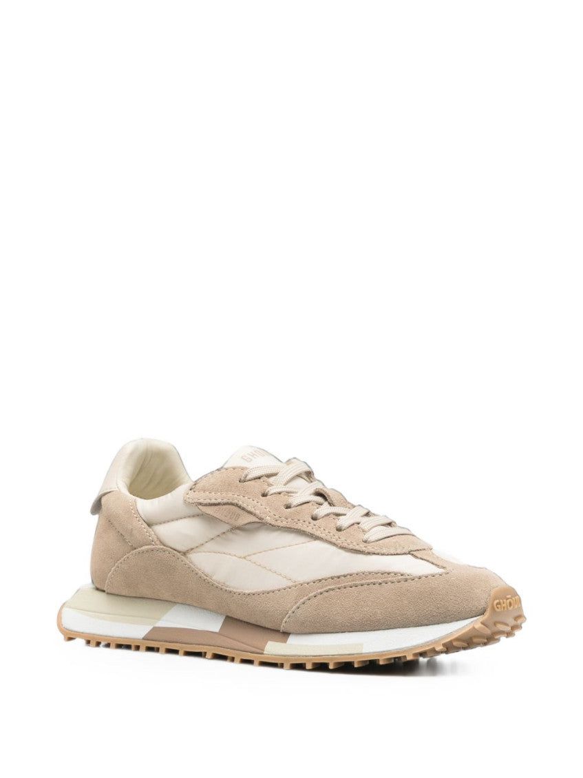 Beige Color Block Rush M9 Sneakers 4