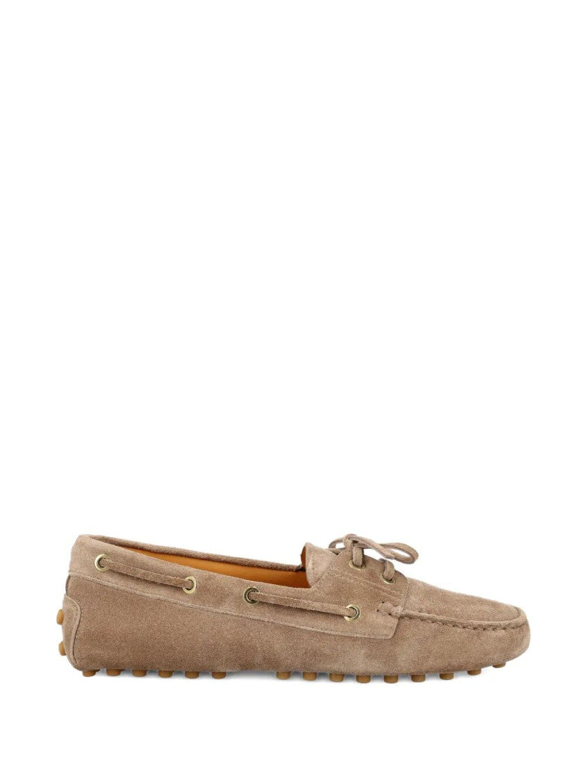 Beige Suede Loafers 1