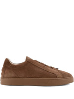 Brown Suede Sneakers 1