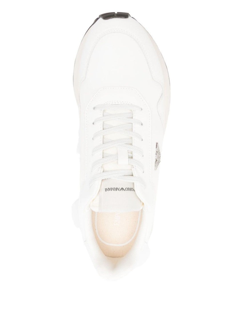 White Logo Sneakers 4