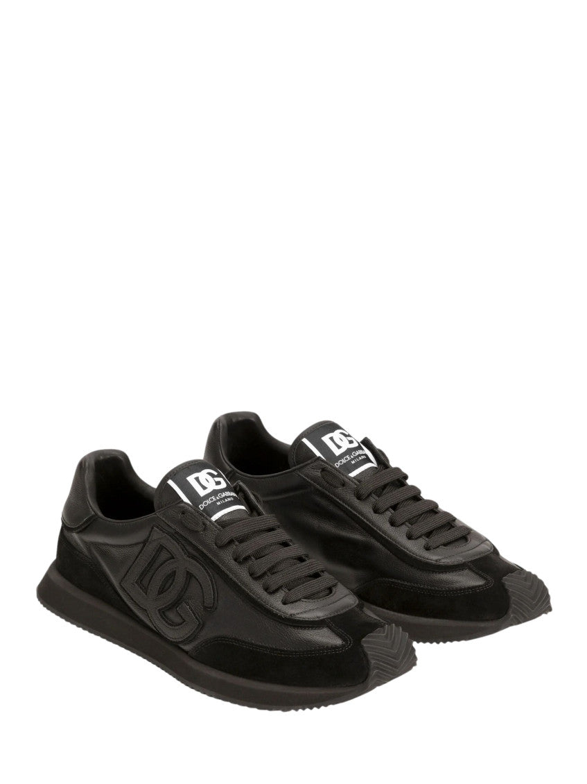 Black Logo Sneakers 2