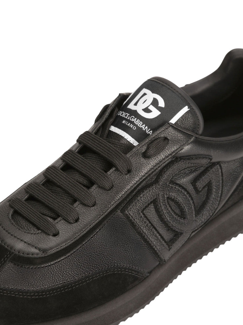 Black Logo Sneakers 4