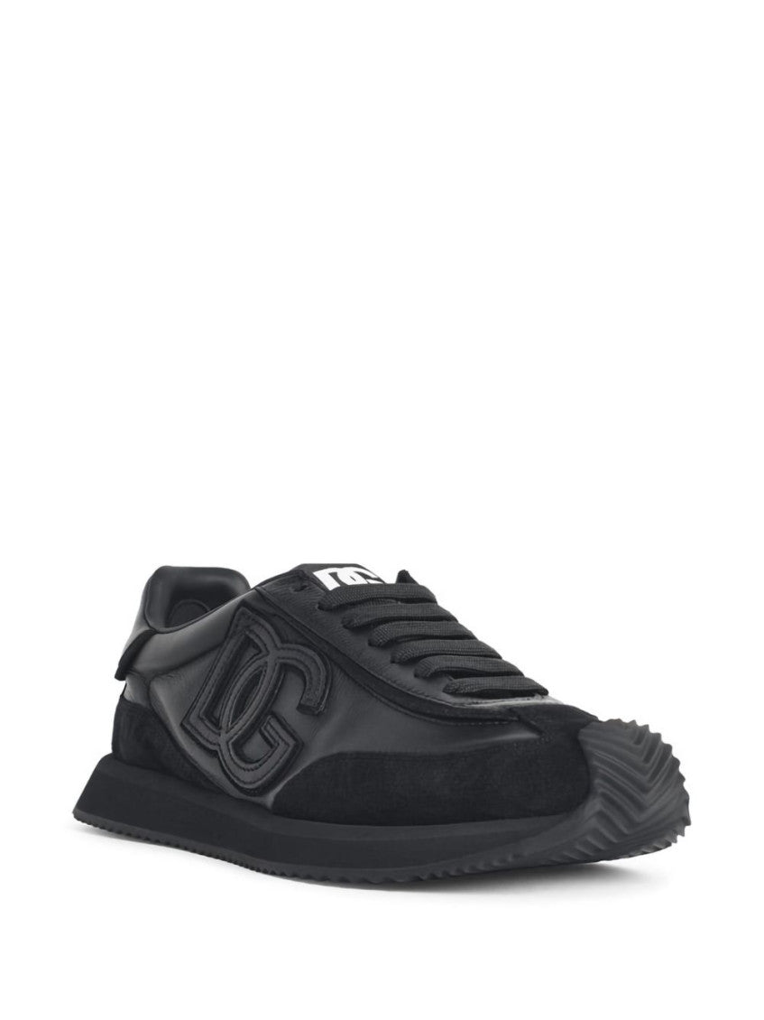 Black Logo Sneakers 7