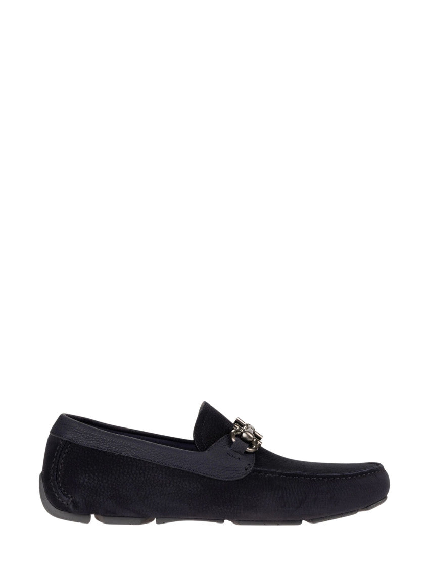 Navy Blue Slip On Loafers 1