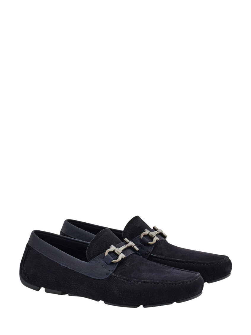Navy Blue Slip On Loafers 2