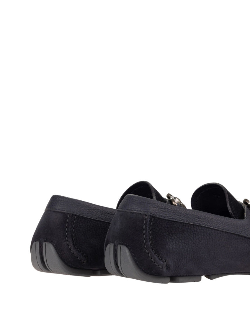 Navy Blue Slip On Loafers 3