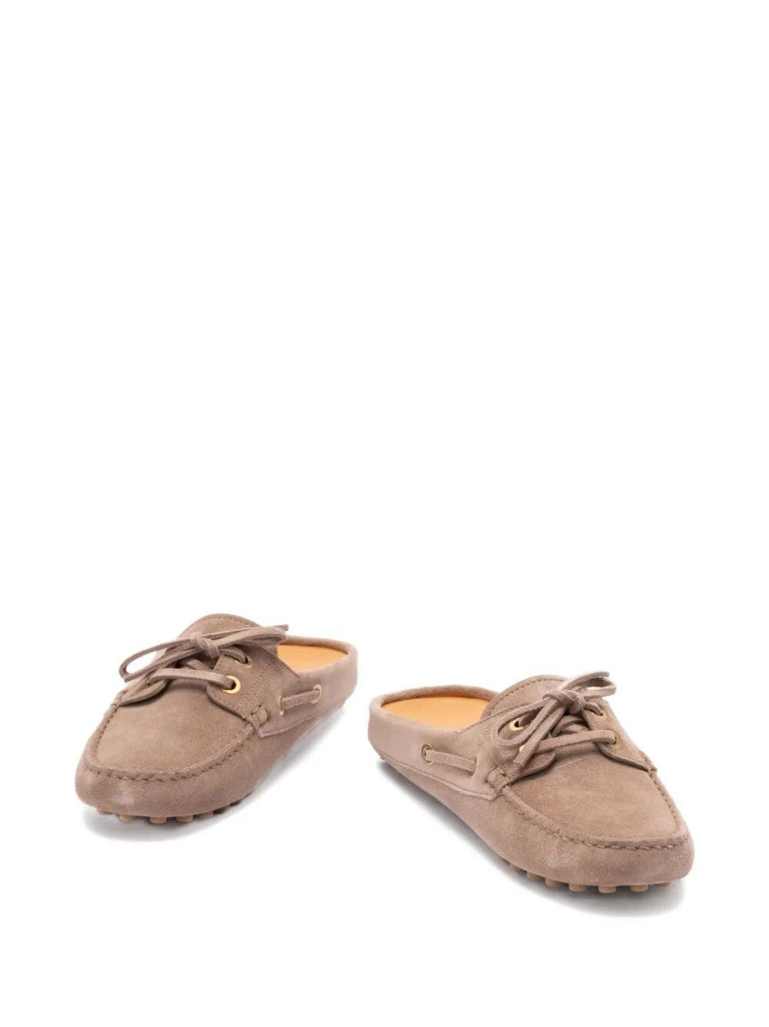 Taupe Suede Loafers 2