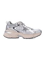 Silver Lace-up Sneakers 1