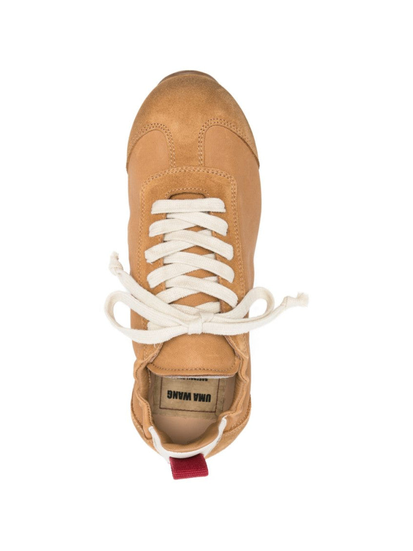 Brown Leather Sneakers 3