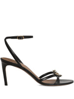 Black Ankle-strap Heels 1
