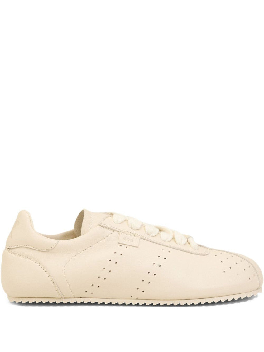 Off White Lace Up Sneakers 1
