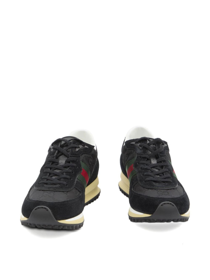 Black Lace Up Sneakers 2