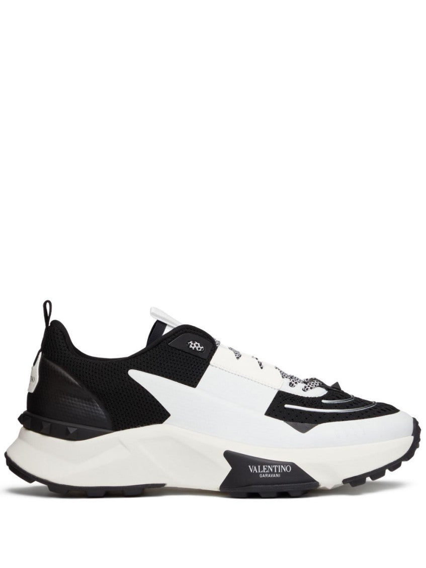 Black Lace Up Sneakers 1