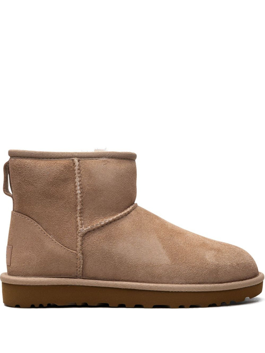 Beige Classic Mini Boots 1
