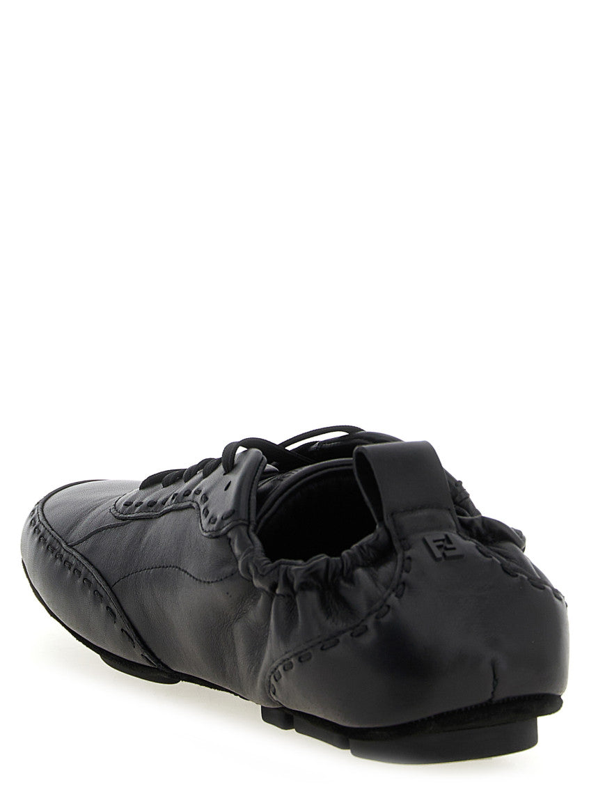 Black Leather Sneakers 3