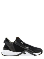 Black Jacquard Logo Sneakers 1