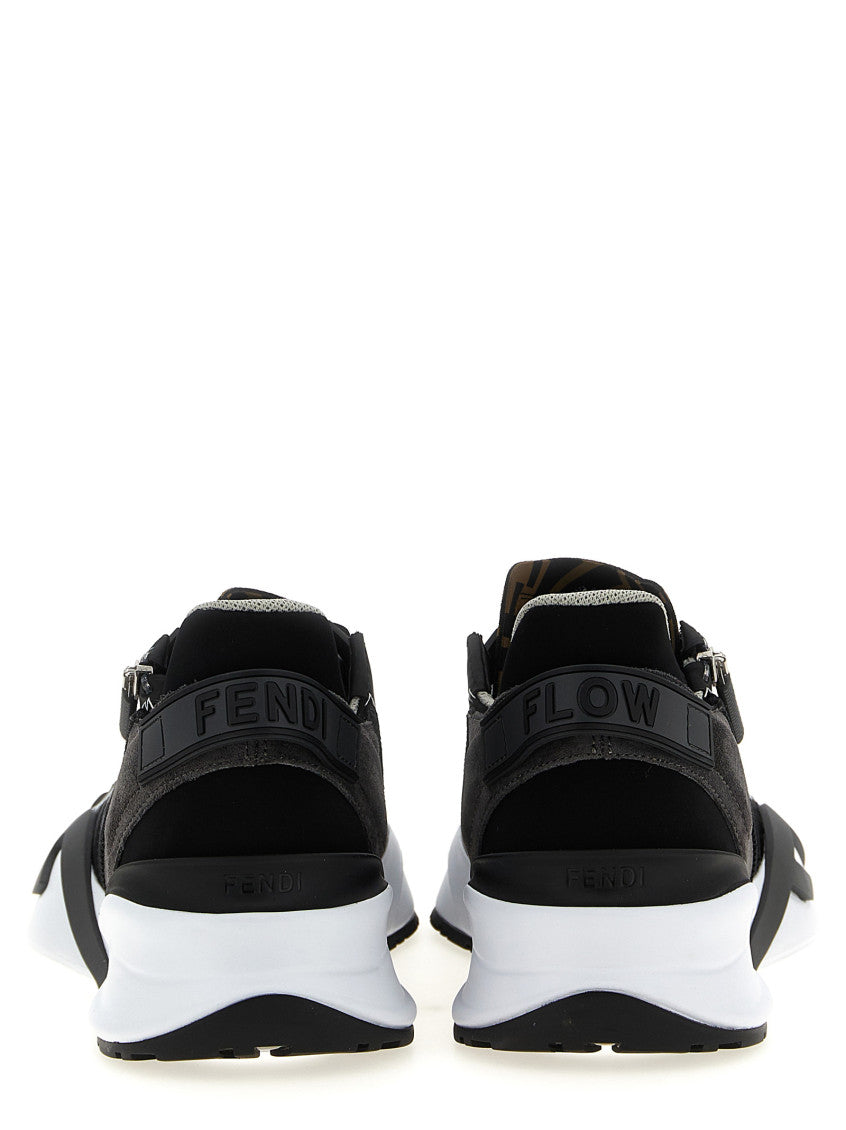 Black Jacquard Logo Sneakers 2