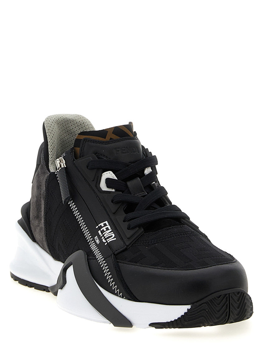 Black Jacquard Logo Sneakers 3
