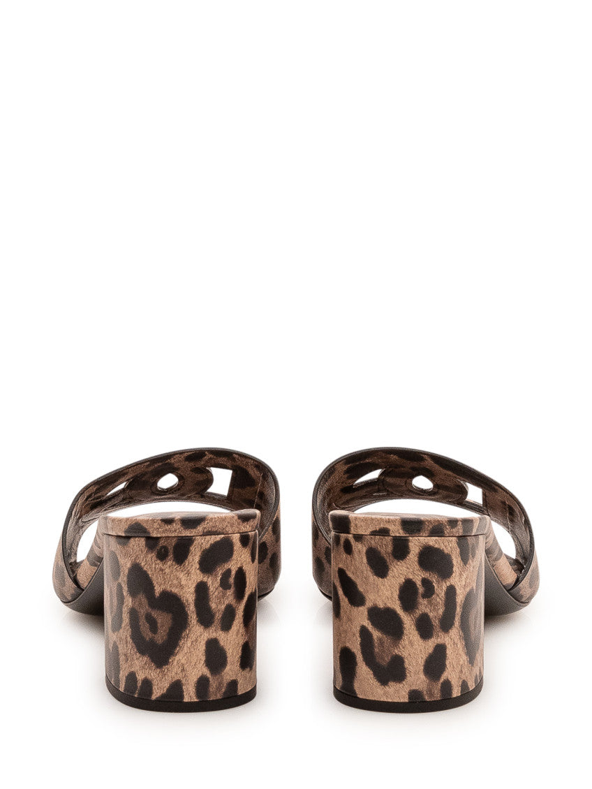 Leopard Print Slip On Heels 3