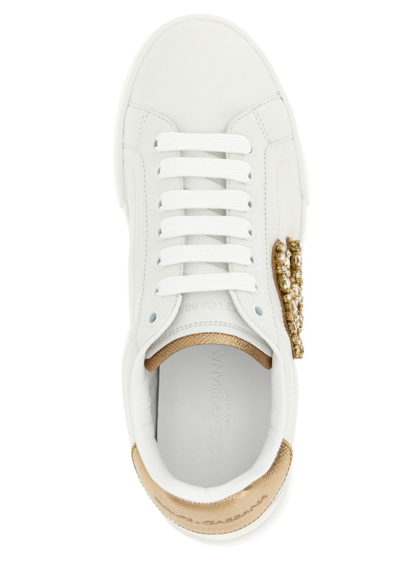 Golden Embellished Sneakers 4