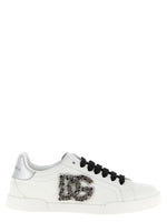 White Embellished Sneakers 1