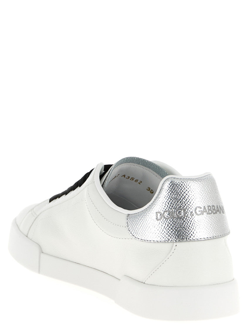 White Embellished Sneakers 3
