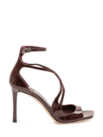 Maroon Ankle Strap Heels 1