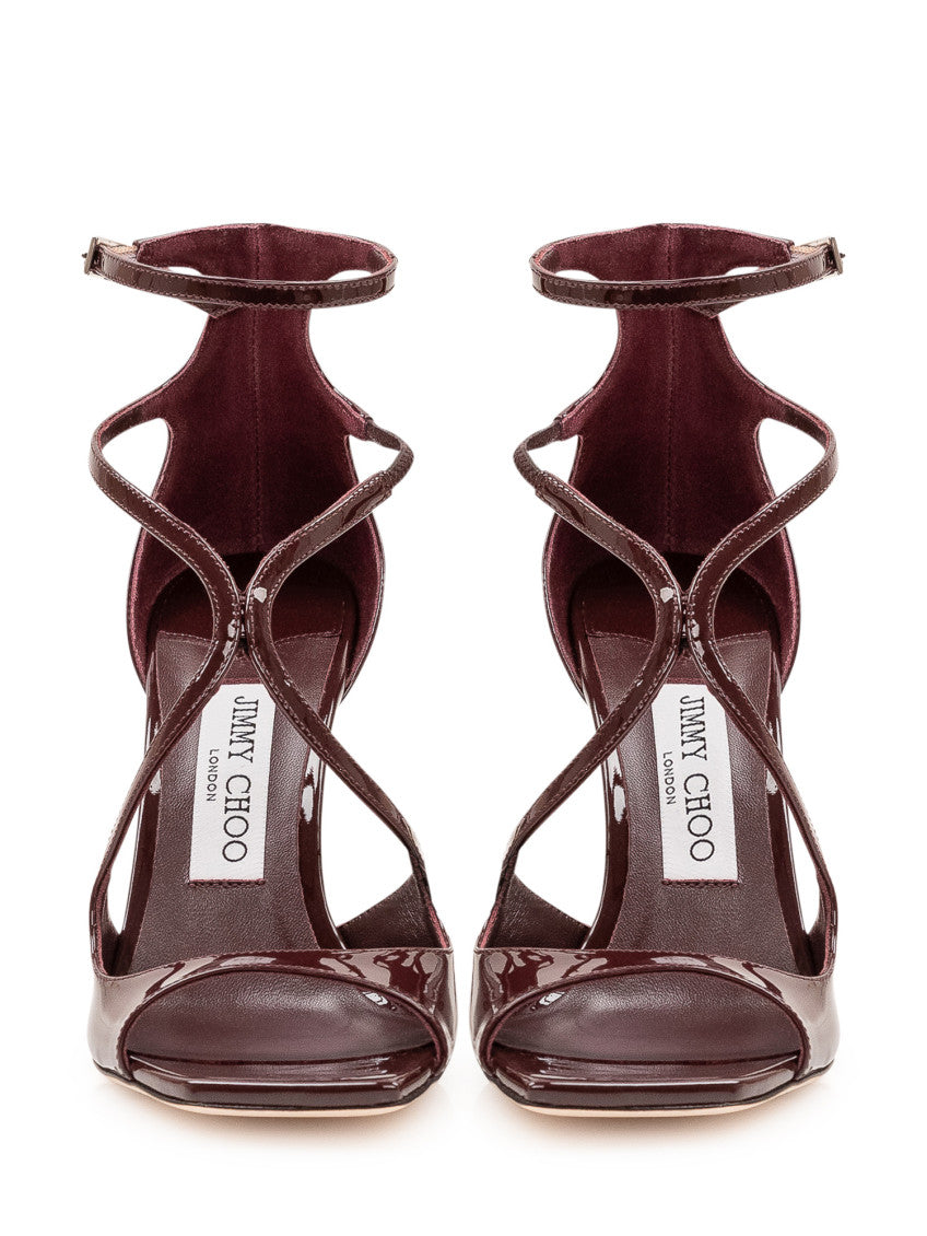 Maroon Ankle Strap Heels 2
