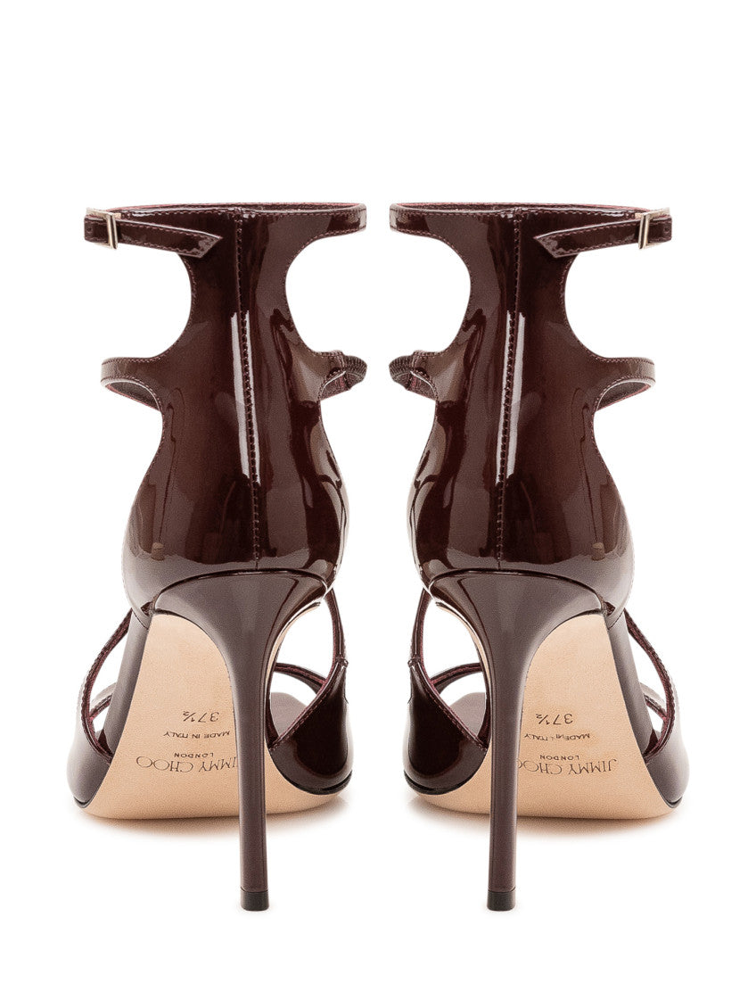 Maroon Ankle Strap Heels 3