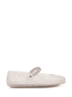 Silver Embellished Ballet Flats 1