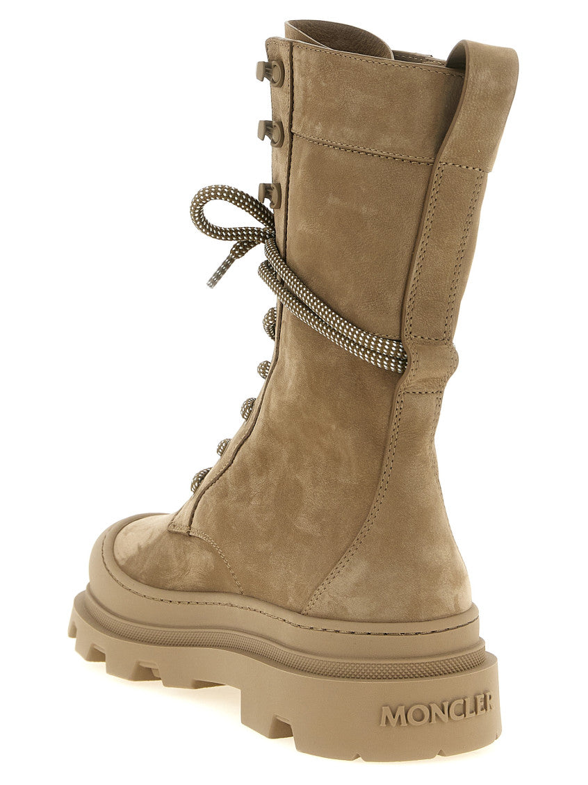 Light Brown Lace Up Boots 4
