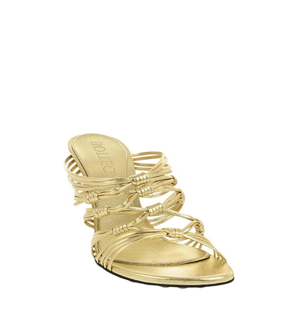 Golden Solid Blink Heels 2