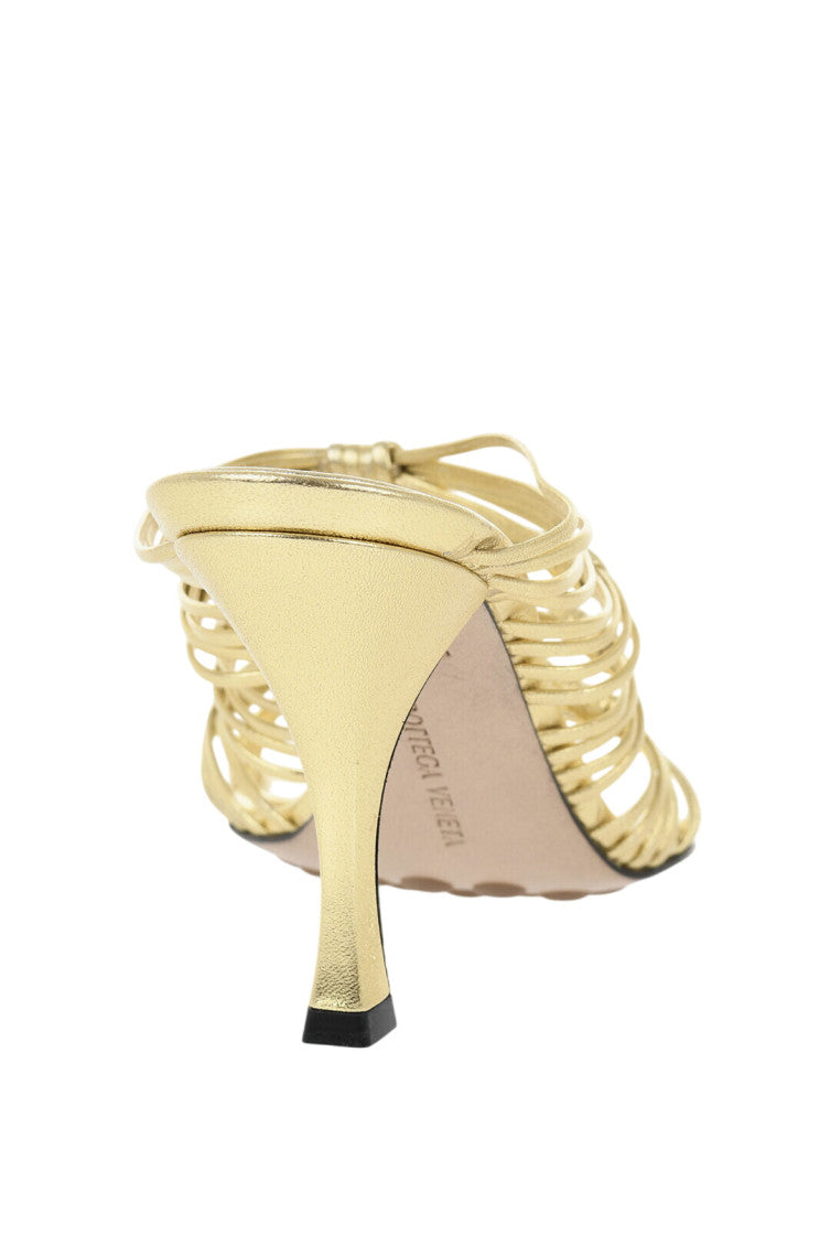 Golden Solid Blink Heels 3
