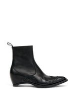 Black Embroidered Boots 1