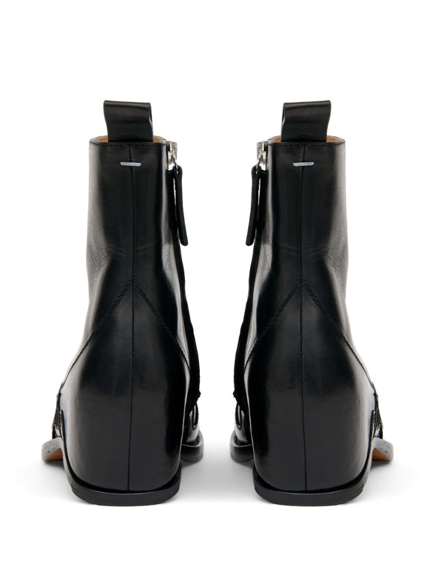 Black Embroidered Boots 3