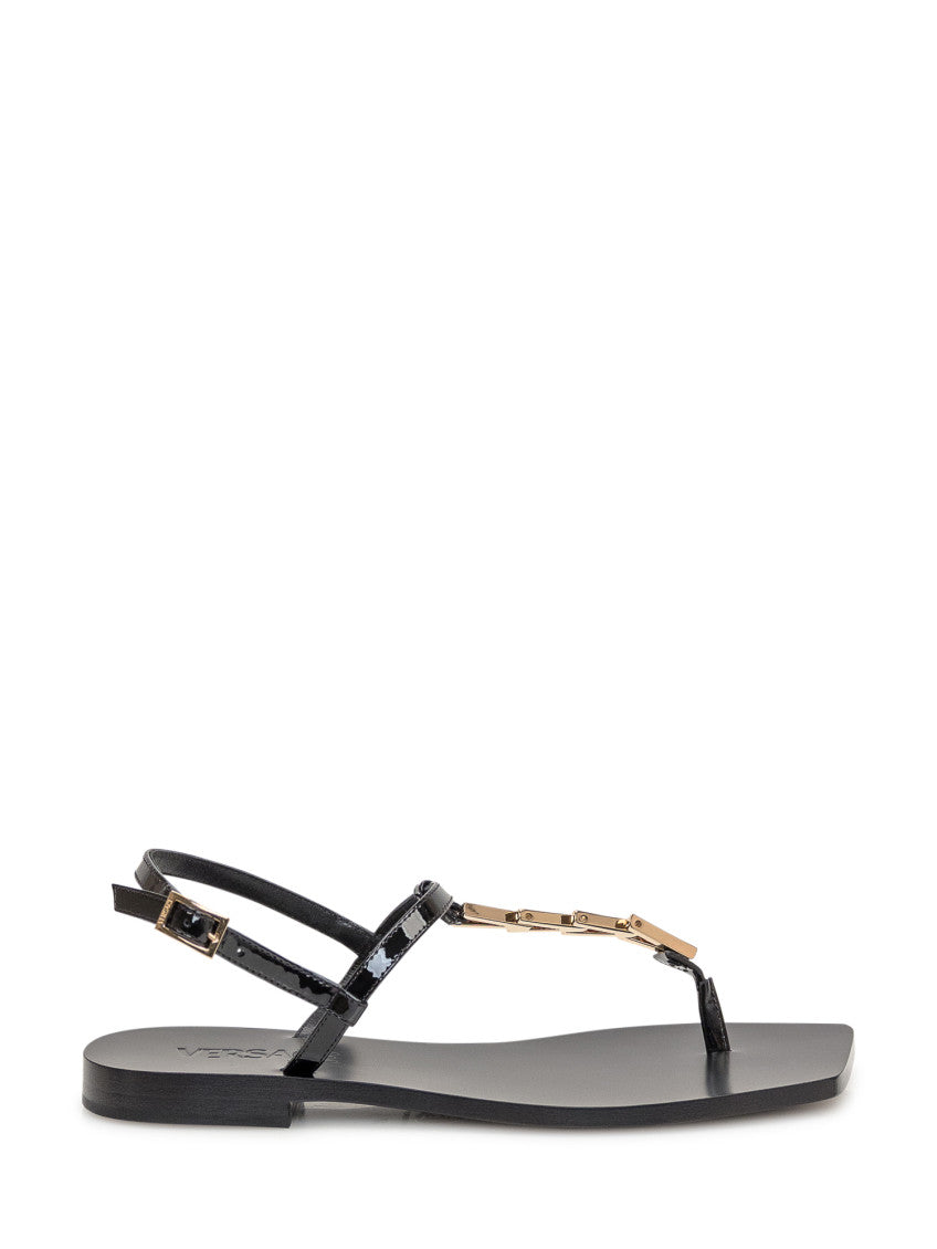 Black Embellished Sandals 1