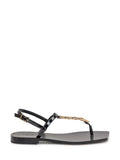 Black Embellished Sandals 1