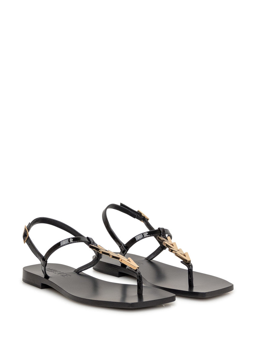 Black Embellished Sandals 2