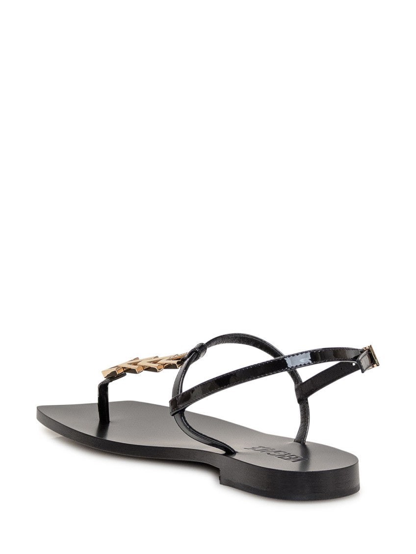 Black Embellished Sandals 3