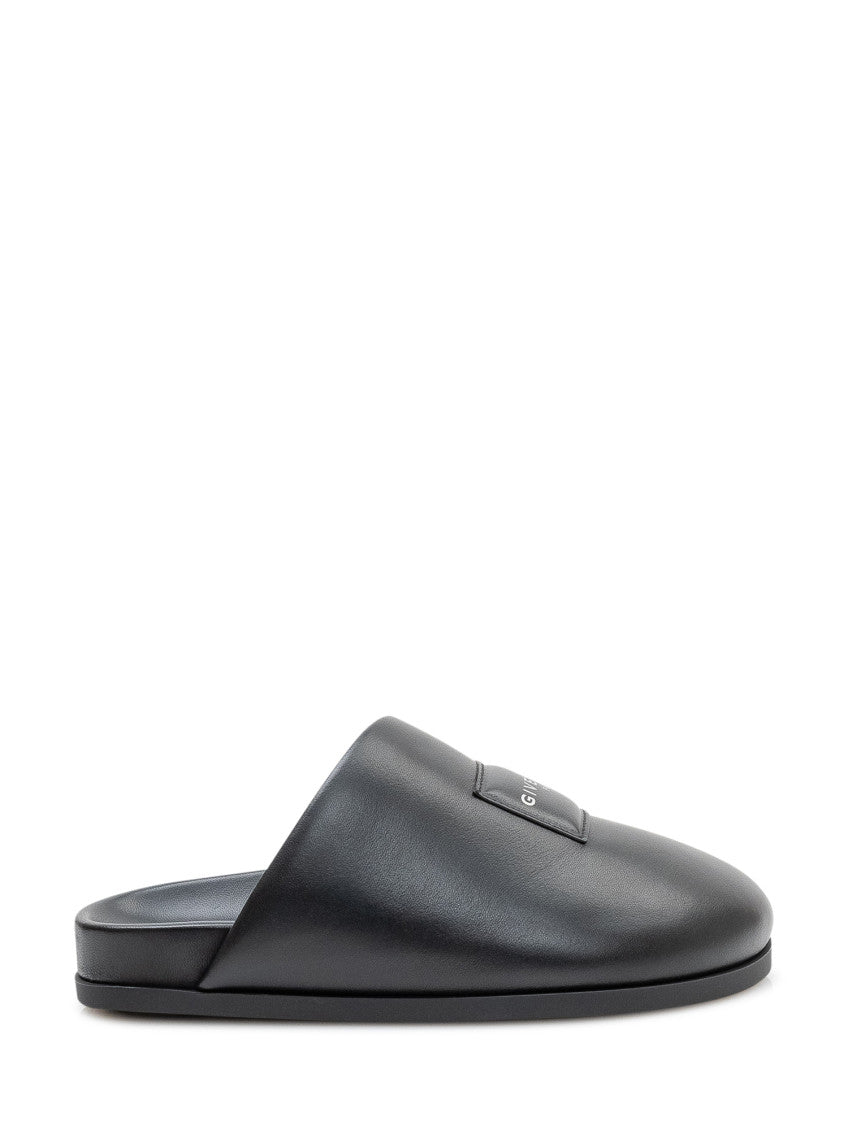 Black Logo Mules 1