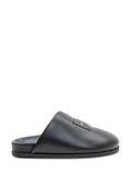 Black Logo Mules 1