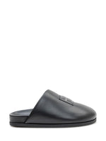 Black Logo Mules 1