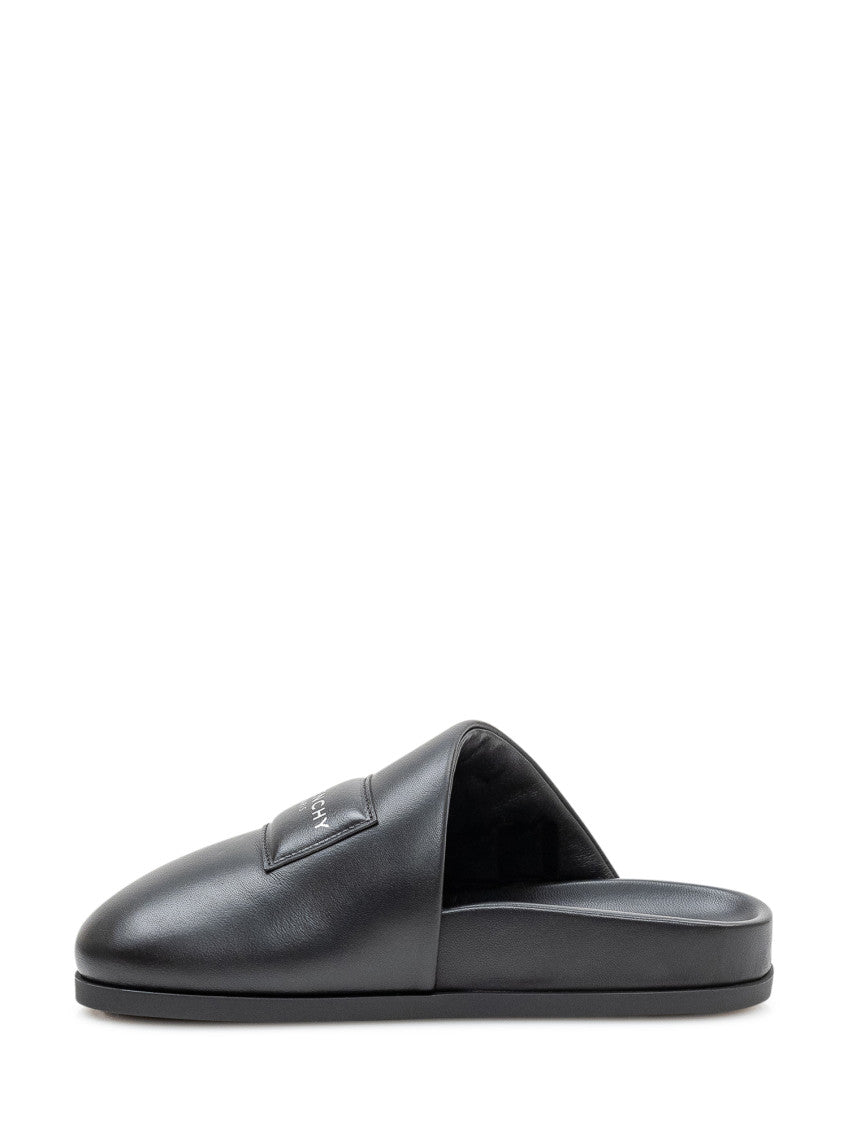 Black Logo Mules 4